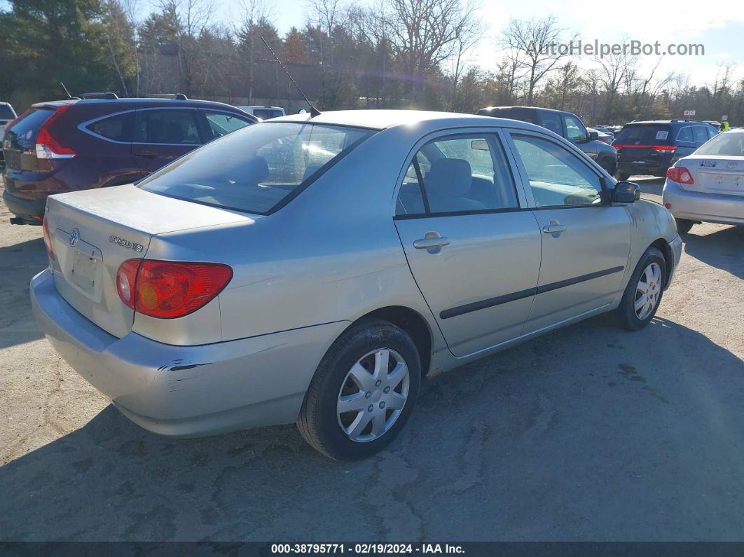 2003 Toyota Corolla Ce Silver vin: JTDBR32EX30044441