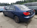 2003 Toyota Corolla Ce Blue vin: JTDBR32EX30048814