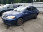 2003 Toyota Corolla Ce Blue vin: JTDBR32EX30048814