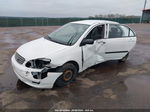 2003 Toyota Corolla Ce White vin: JTDBR32EX32010293