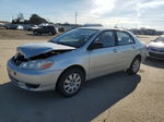 2004 Toyota Corolla Ce Silver vin: JTDBR32EX42017780