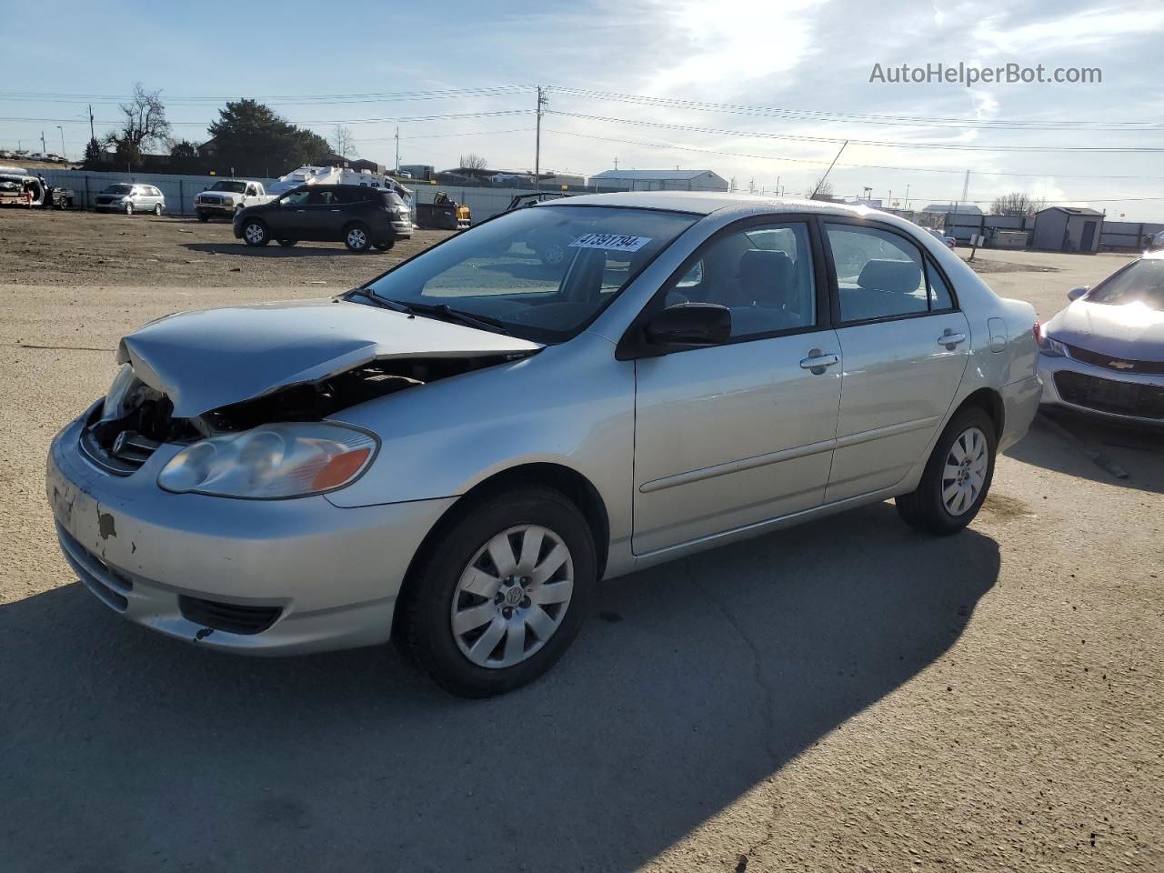 2004 Toyota Corolla Ce Серебряный vin: JTDBR32EX42017780