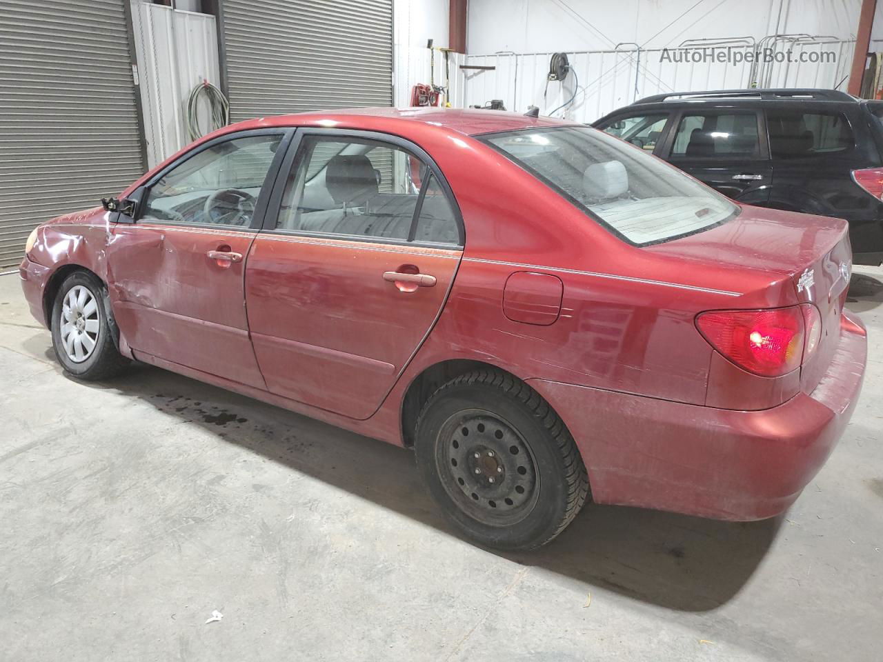 2004 Toyota Corolla Ce Red vin: JTDBR32EX42029735