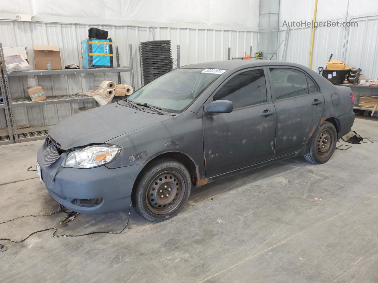 2005 Toyota Corolla Ce Черный vin: JTDBR32EX52051946