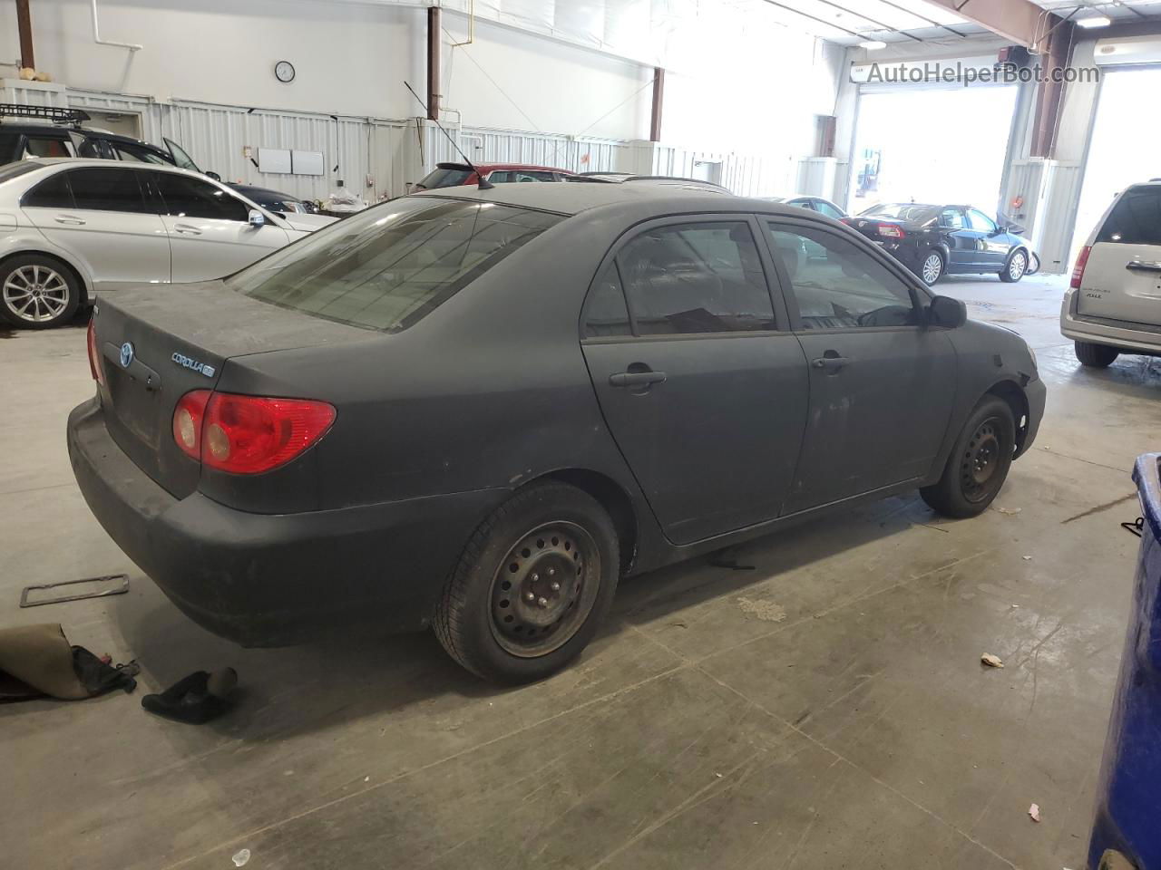 2005 Toyota Corolla Ce Black vin: JTDBR32EX52051946