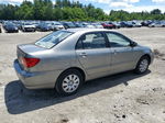 2004 Toyota Corolla Ce Silver vin: JTDBR38E542035918