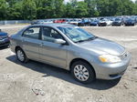 2004 Toyota Corolla Ce Silver vin: JTDBR38E542035918