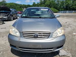 2004 Toyota Corolla Ce Silver vin: JTDBR38E542035918