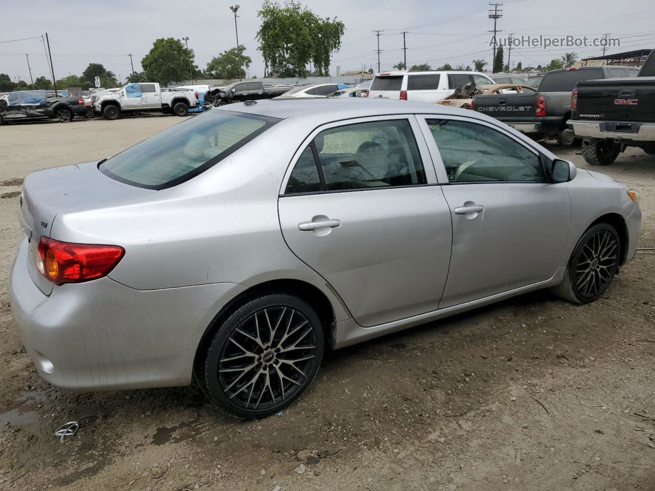 2010 Toyota Corolla Base Silver vin: JTDBU4EE0A9110097