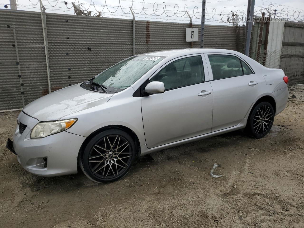 2010 Toyota Corolla Base Silver vin: JTDBU4EE0A9110097