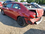 2010 Toyota Corolla Base Red vin: JTDBU4EE0AJ057528