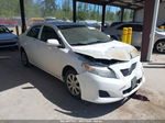 2010 Toyota Corolla Le White vin: JTDBU4EE0AJ062809