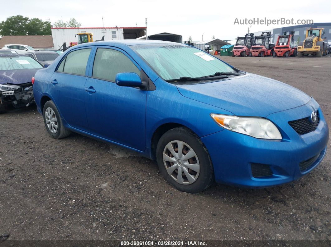 2010 Toyota Corolla Le Blue vin: JTDBU4EE0AJ064575