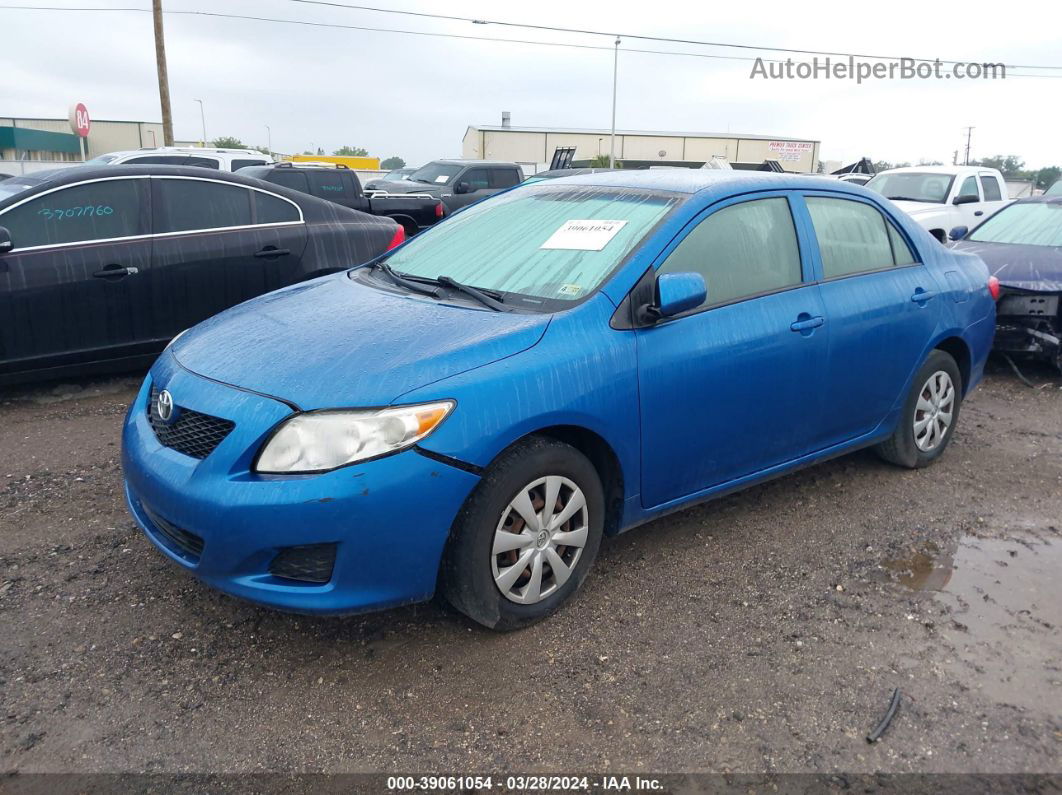 2010 Toyota Corolla Le Blue vin: JTDBU4EE0AJ064575