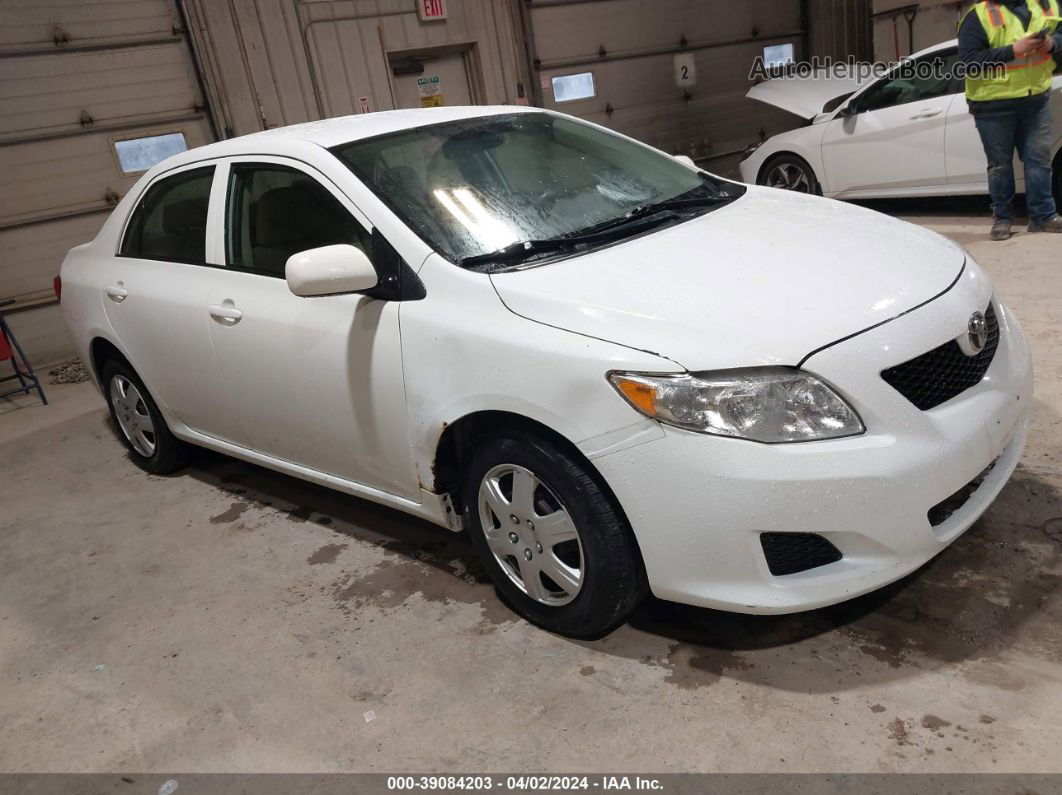 2010 Toyota Corolla Le Белый vin: JTDBU4EE0AJ085958