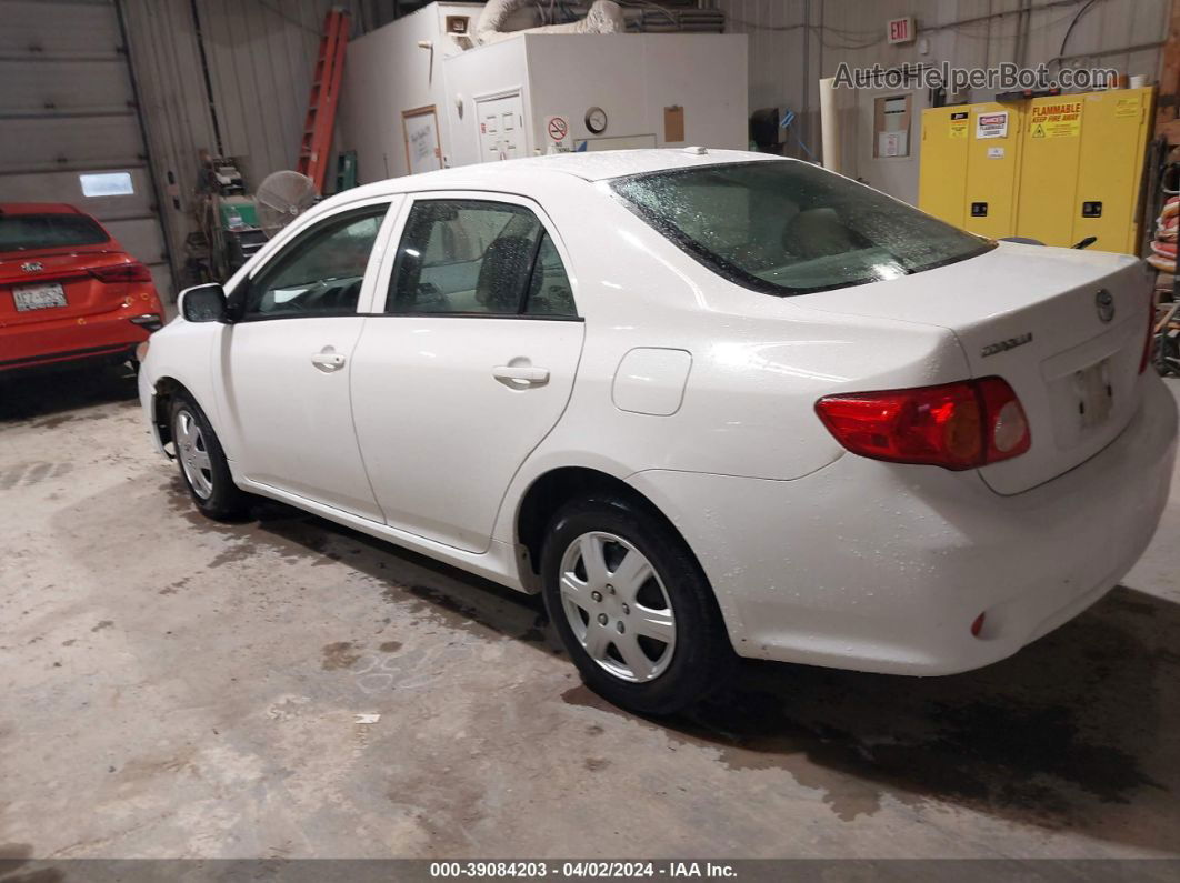 2010 Toyota Corolla Le Белый vin: JTDBU4EE0AJ085958