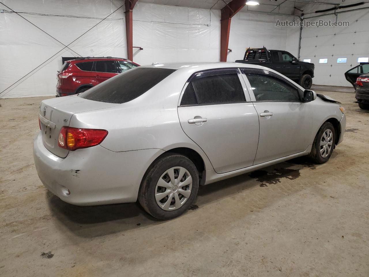 2010 Toyota Corolla Base Silver vin: JTDBU4EE1AJ059644