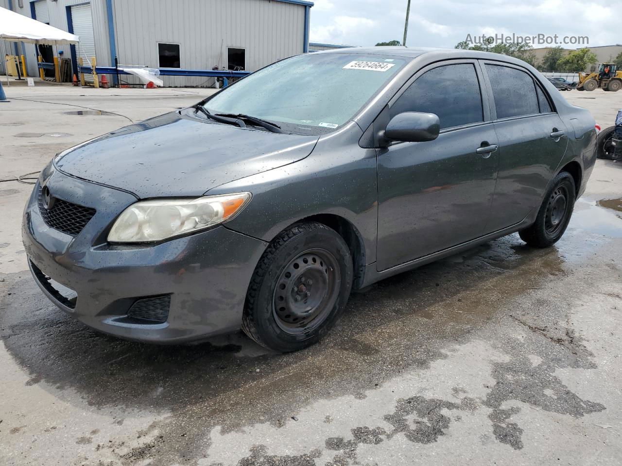 2010 Toyota Corolla Base Gray vin: JTDBU4EE1AJ070773