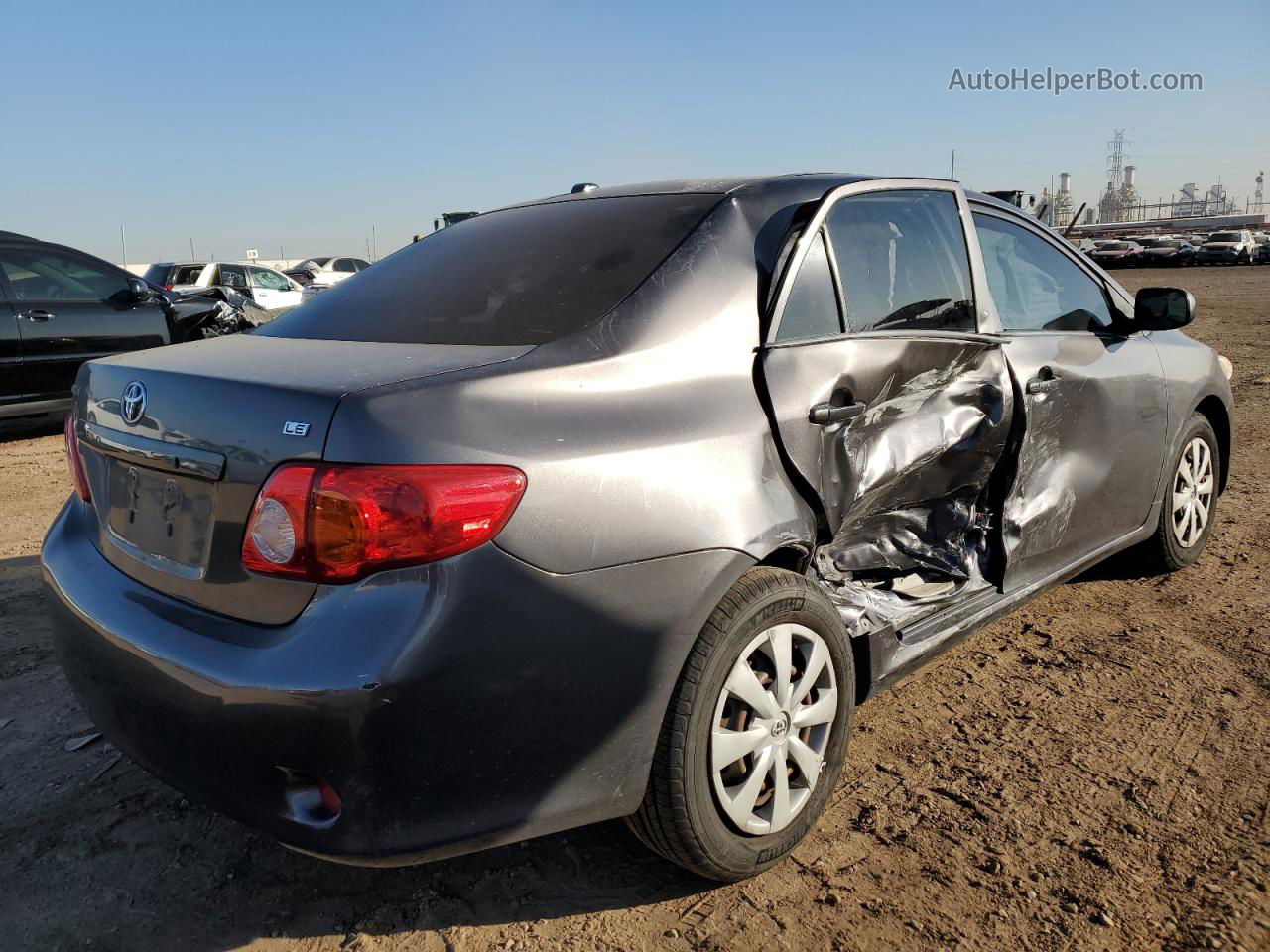 2010 Toyota Corolla Base Gray vin: JTDBU4EE2AJ057935