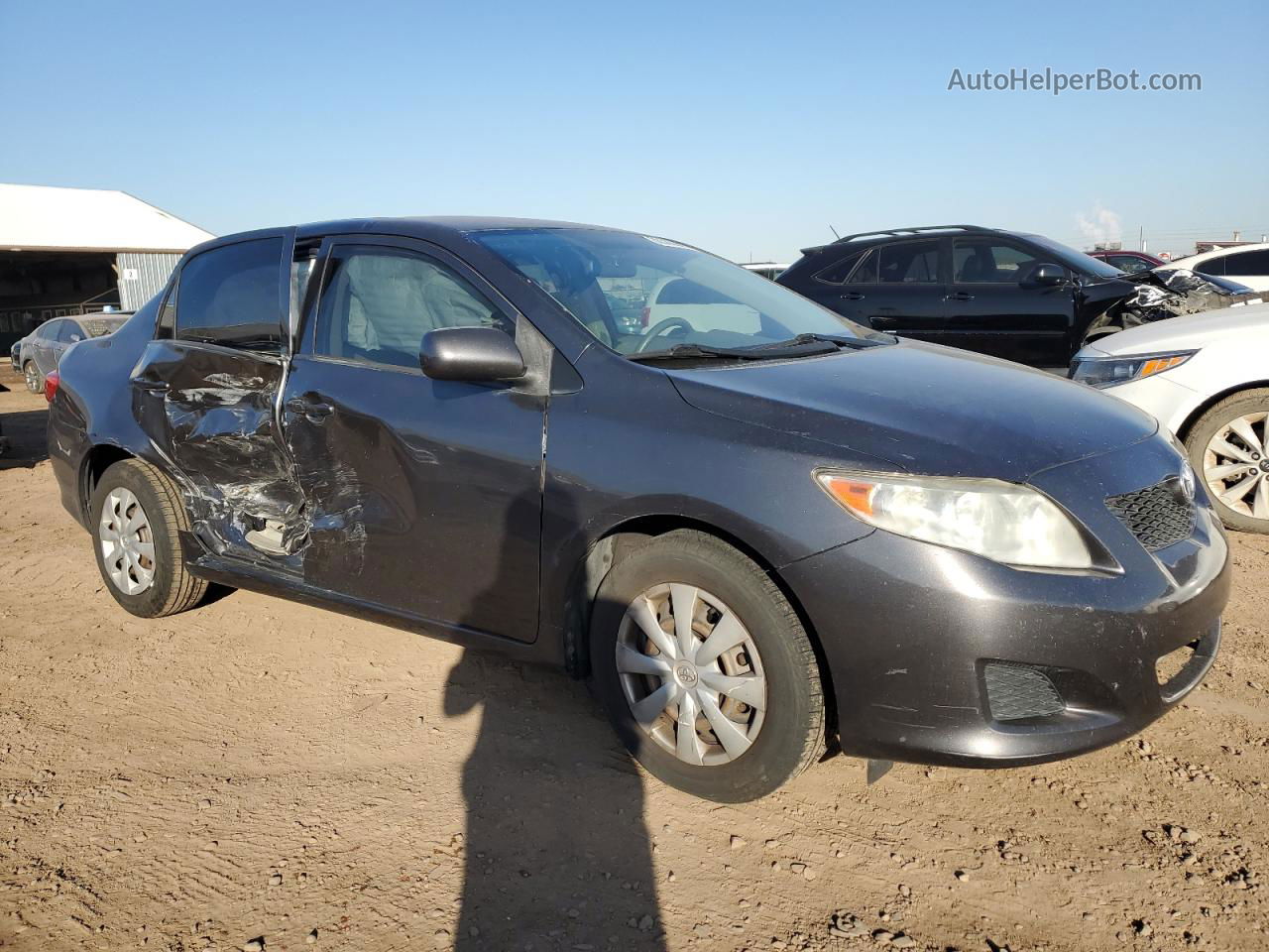 2010 Toyota Corolla Base Gray vin: JTDBU4EE2AJ057935