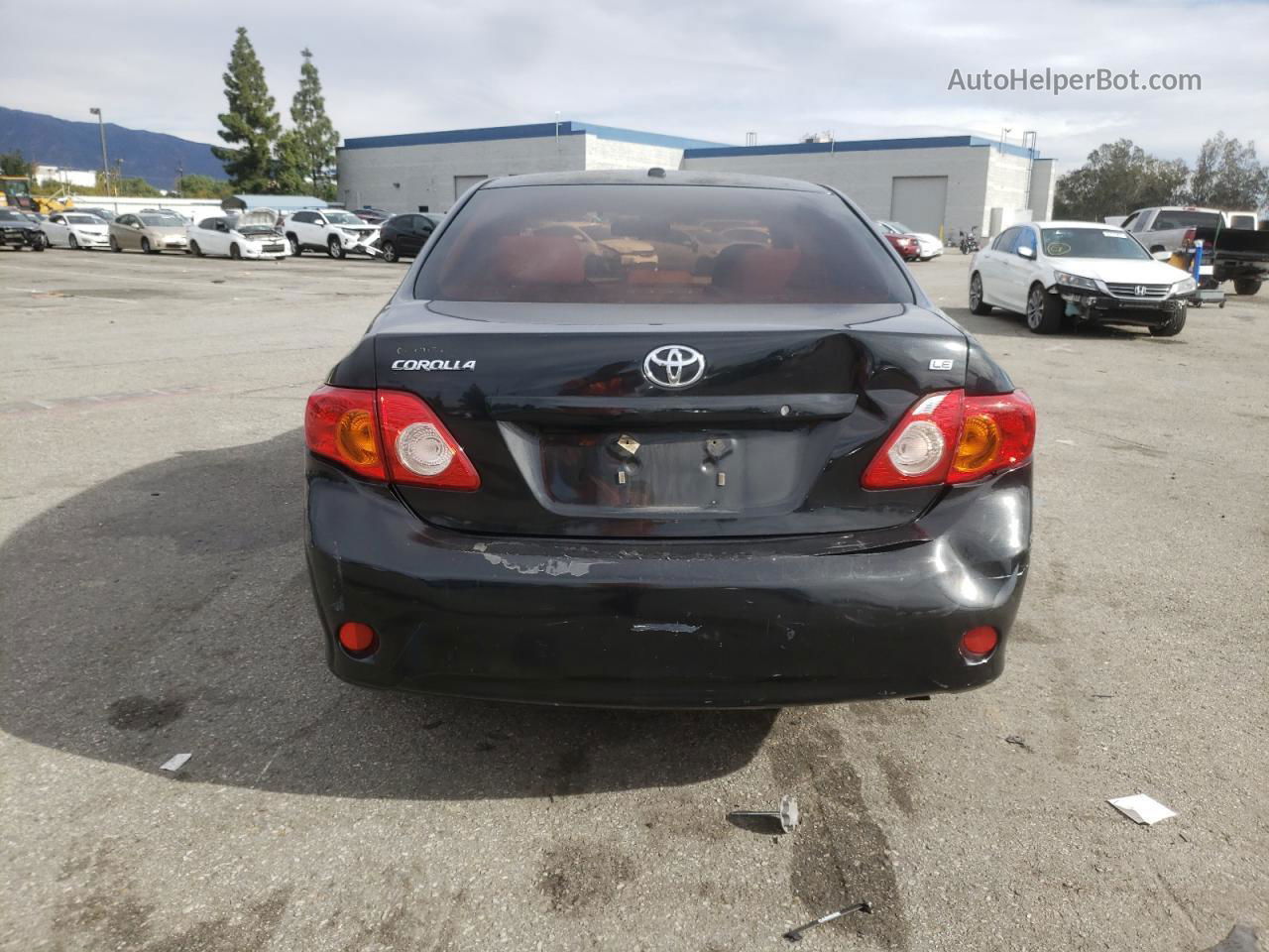 2010 Toyota Corolla Base Black vin: JTDBU4EE2AJ077019