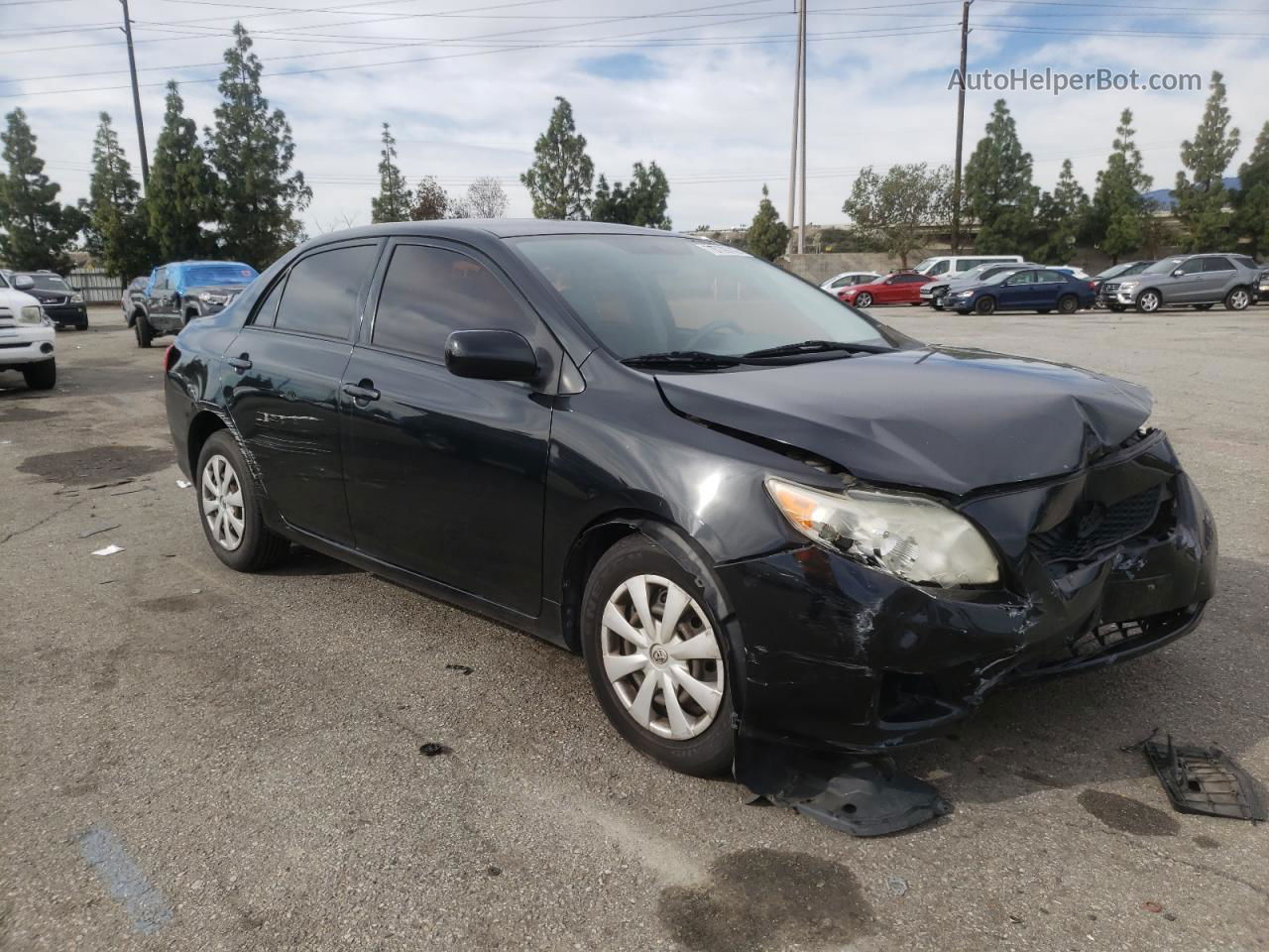 2010 Toyota Corolla Base Black vin: JTDBU4EE2AJ077019