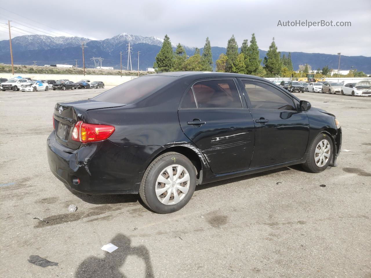 2010 Toyota Corolla Base Black vin: JTDBU4EE2AJ077019