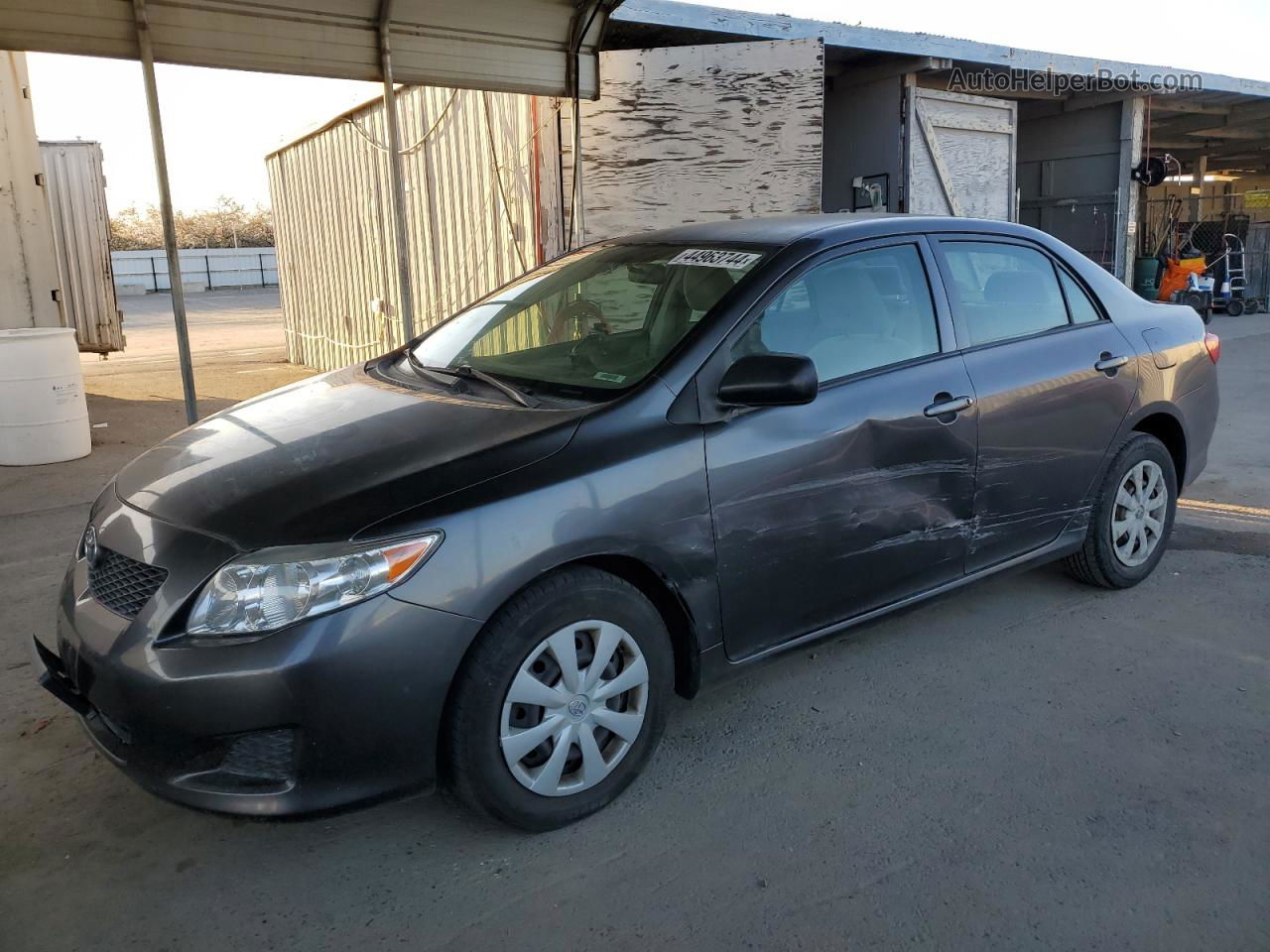 2010 Toyota Corolla Base Серый vin: JTDBU4EE3A9097362