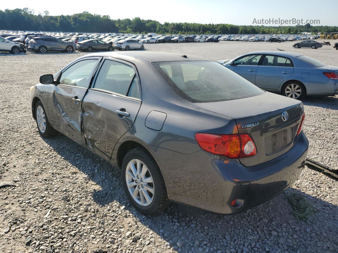 2010 Toyota Corolla Base Серый vin: JTDBU4EE3A9107548