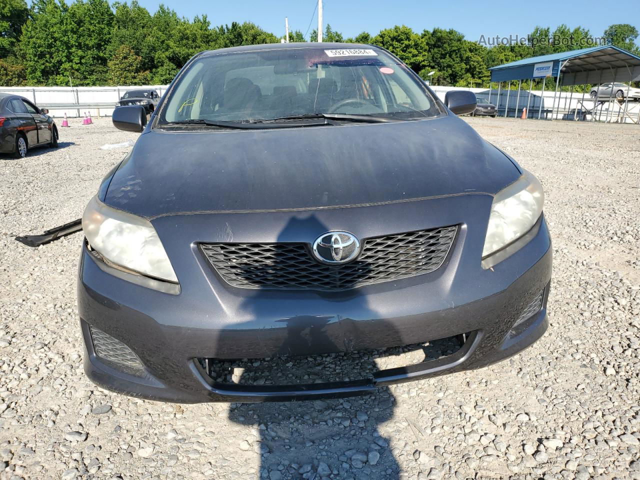 2010 Toyota Corolla Base Gray vin: JTDBU4EE3A9107548