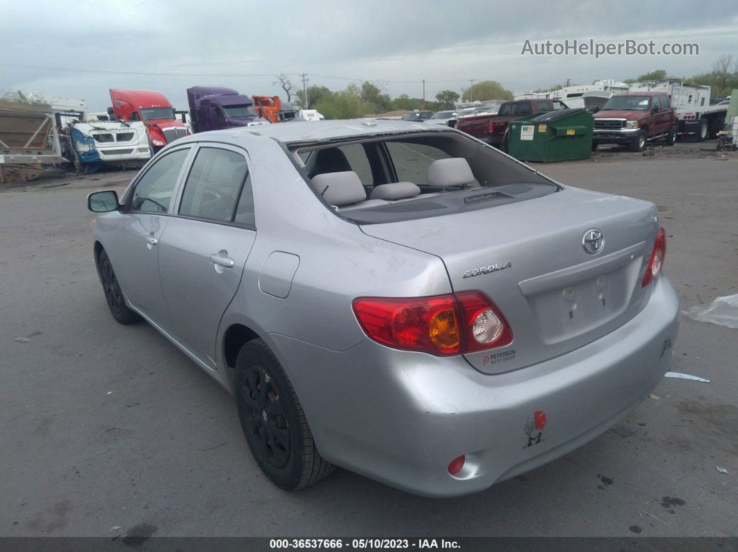 2010 Toyota Corolla   Silver vin: JTDBU4EE3AJ065946