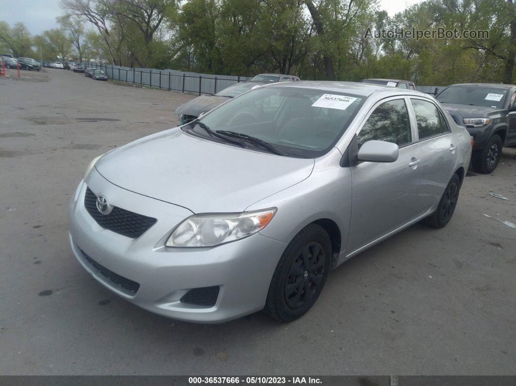 2010 Toyota Corolla   Silver vin: JTDBU4EE3AJ065946