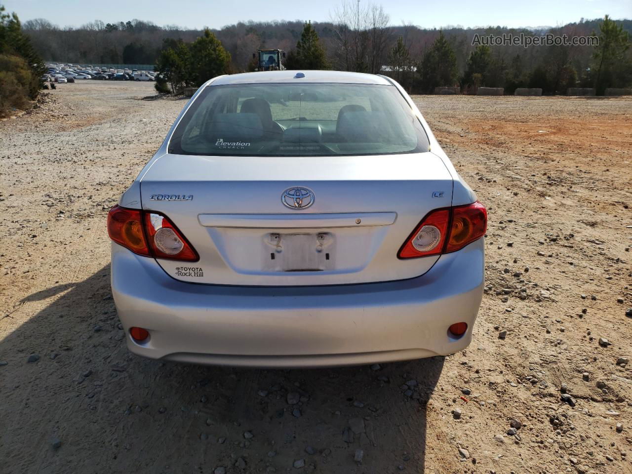 2010 Toyota Corolla Base Silver vin: JTDBU4EE3AJ070256