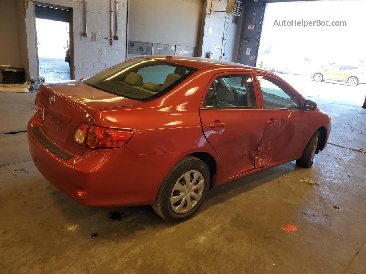 2010 Toyota Corolla Base Red vin: JTDBU4EE3AJ074422