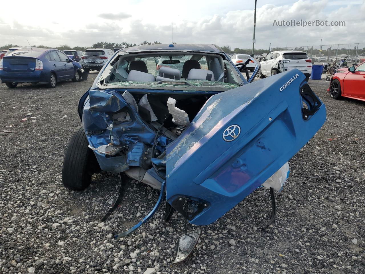 2010 Toyota Corolla Base Blue vin: JTDBU4EE3AJ075506