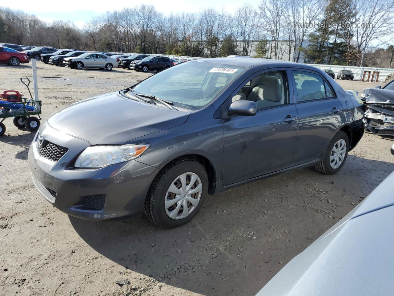 2010 Toyota Corolla Base Gray vin: JTDBU4EE3AJ087185