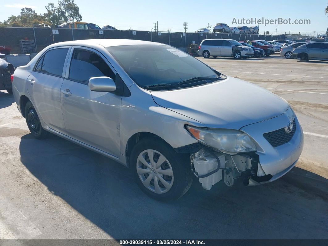 2010 Toyota Corolla Le Silver vin: JTDBU4EE4AJ078883