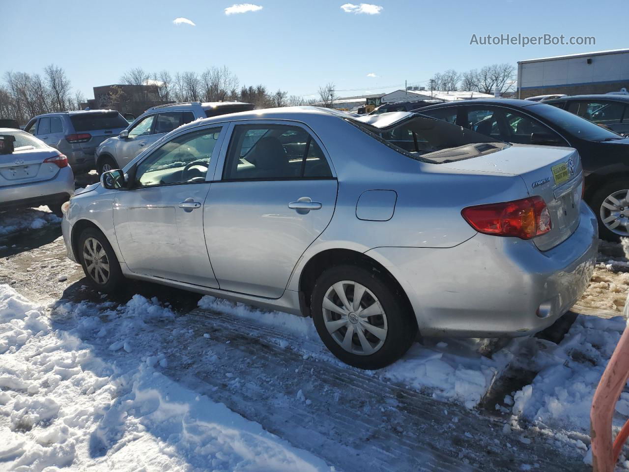 2010 Toyota Corolla Base Silver vin: JTDBU4EE4AJ086790