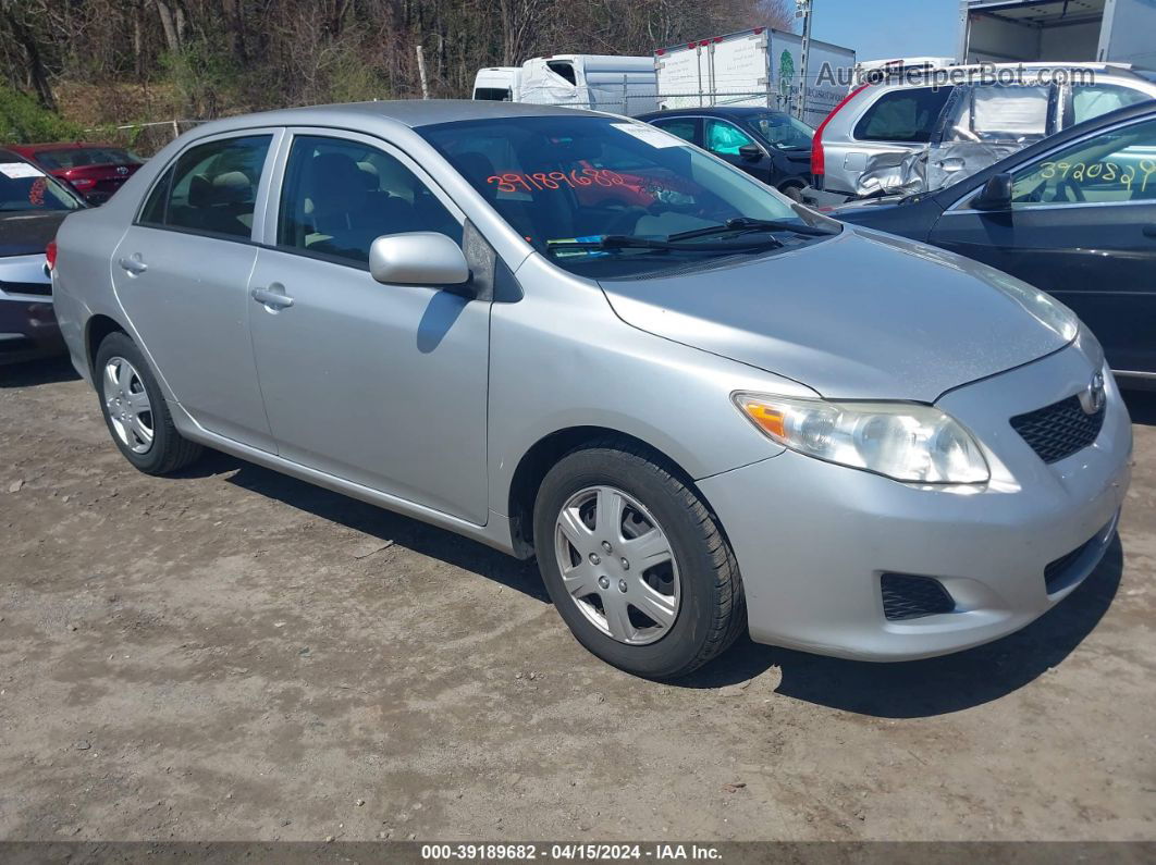 2010 Toyota Corolla Le Серебряный vin: JTDBU4EE5AJ070436