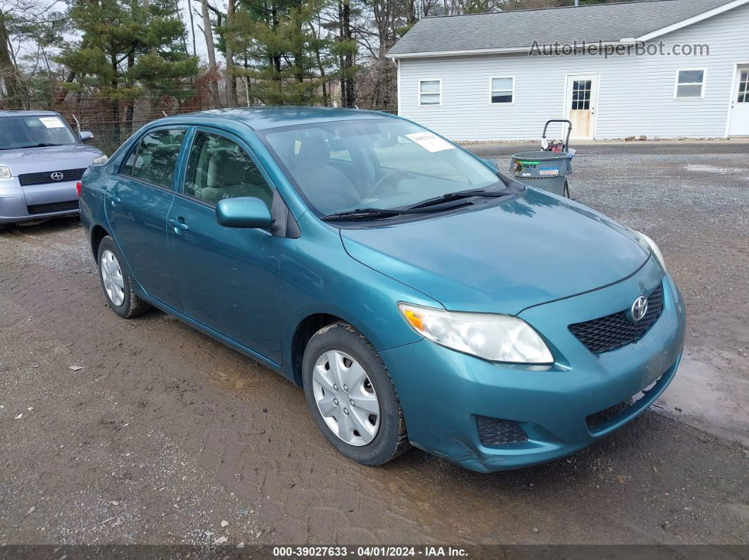 2010 Toyota Corolla Le Green vin: JTDBU4EE6A9119516