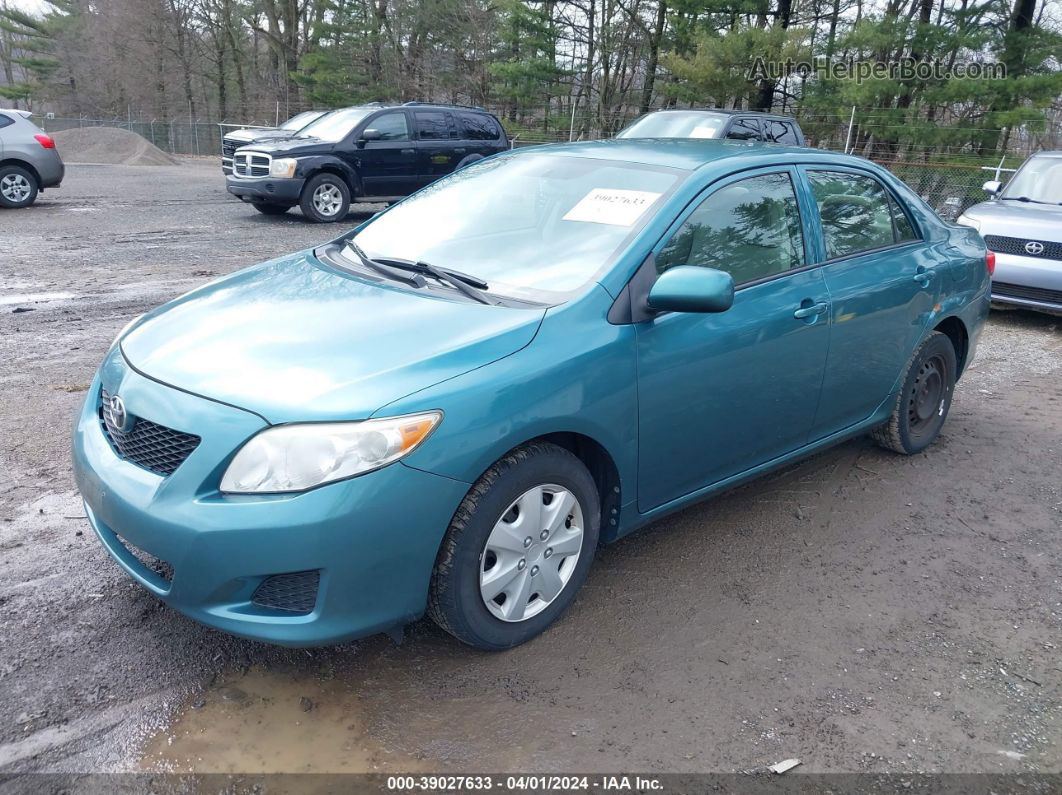 2010 Toyota Corolla Le Green vin: JTDBU4EE6A9119516