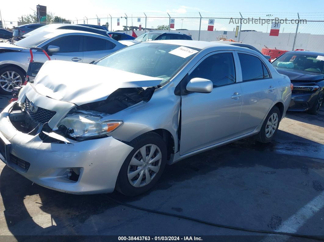 2010 Toyota Corolla Le Gray vin: JTDBU4EE6AJ062376