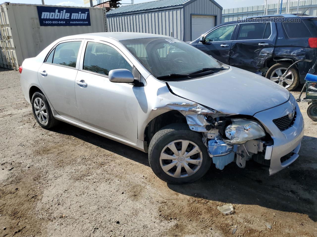 2010 Toyota Corolla Base Silver vin: JTDBU4EE6AJ063835