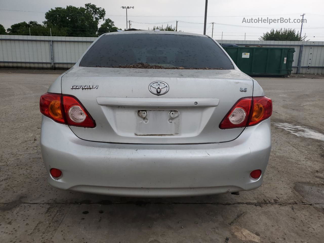 2010 Toyota Corolla Base Silver vin: JTDBU4EE6AJ085950