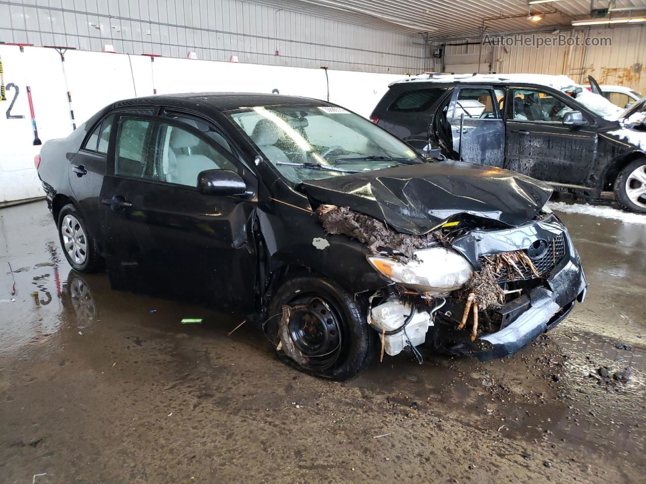 2010 Toyota Corolla Base Black vin: JTDBU4EE7A9117841