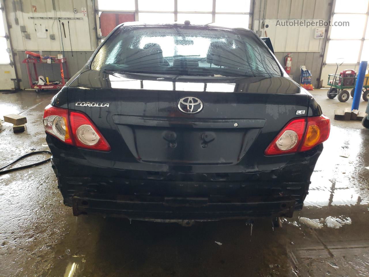 2010 Toyota Corolla Base Black vin: JTDBU4EE7A9117841