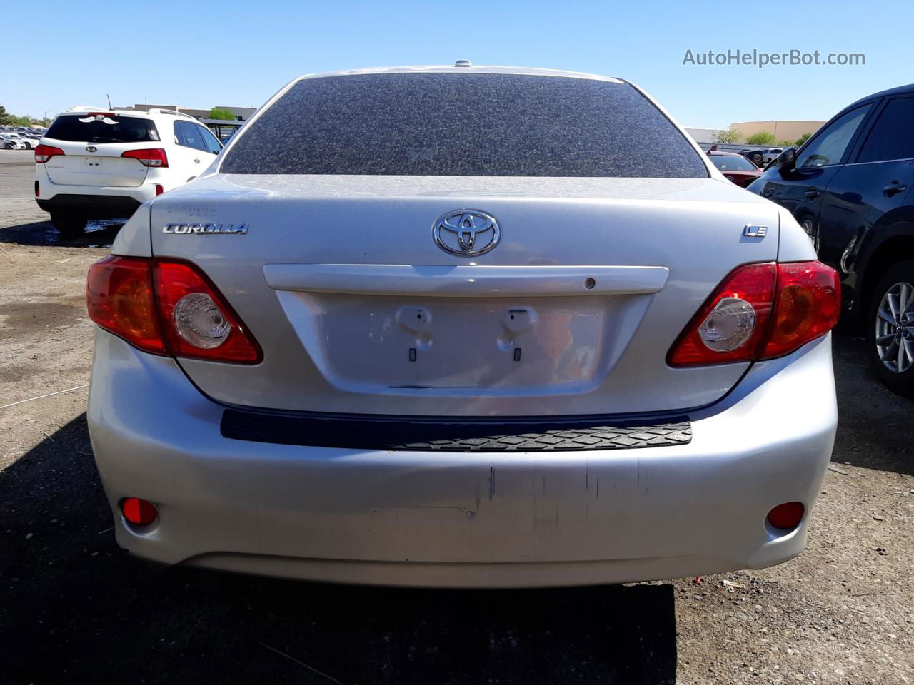 2010 Toyota Corolla Base Silver vin: JTDBU4EE7AJ077534