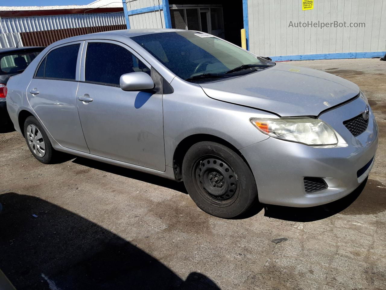 2010 Toyota Corolla Base Silver vin: JTDBU4EE7AJ077534