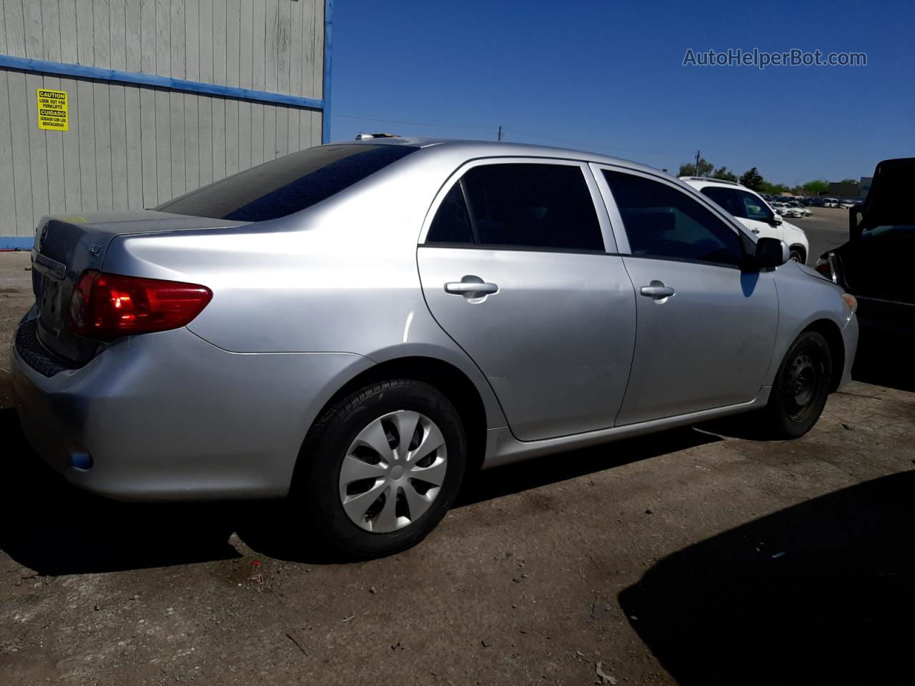 2010 Toyota Corolla Base Silver vin: JTDBU4EE7AJ077534