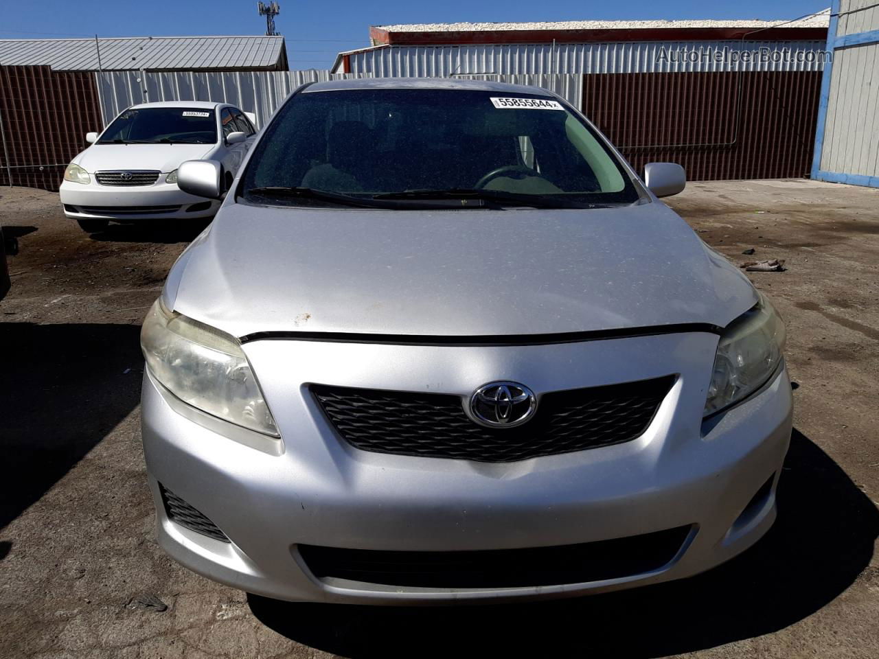 2010 Toyota Corolla Base Silver vin: JTDBU4EE7AJ077534